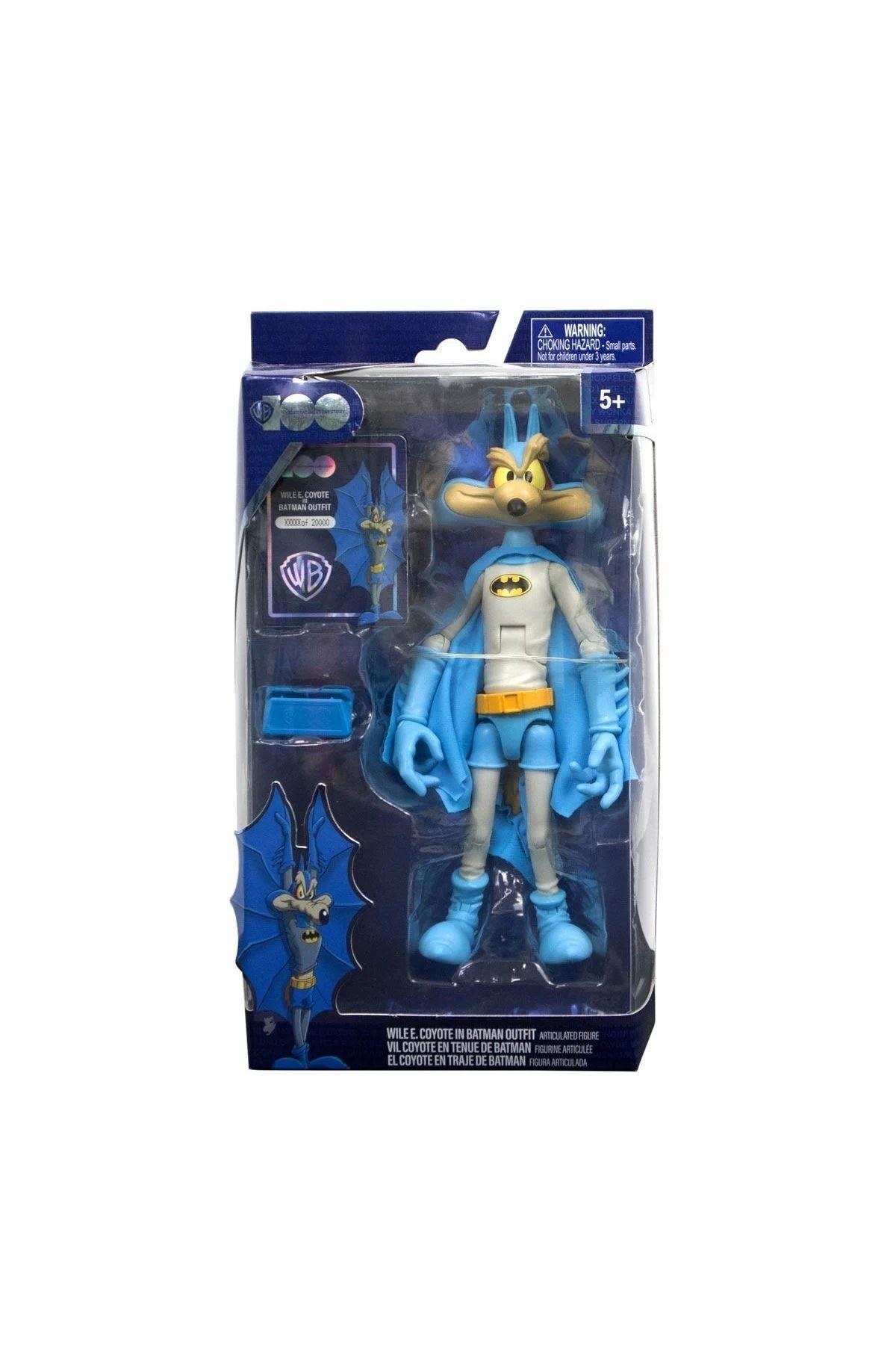 Warner Bros Bugs W.e.coyote-batman Kıyafetiyle 18 Cm Koleksiyon Figürü Waw03000-Hayvan Figürleri