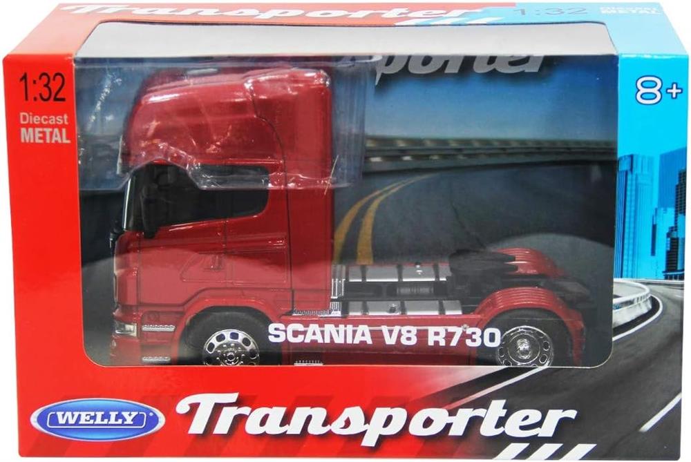 Welly 1:32 Scania V8 R730 4 Teker Tır