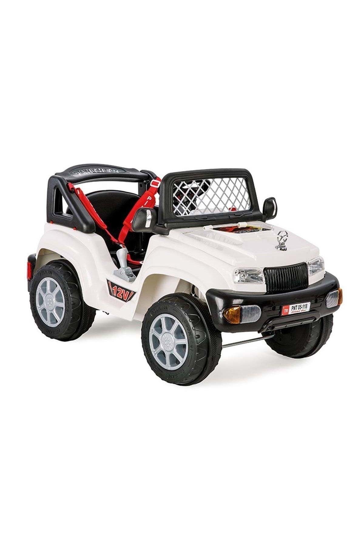 Yılın Ilk Fırsatları - Panter 12 V Uzaktan Kumandalı Akülü Araba - ™ Beyaz At®-Akülü Araba