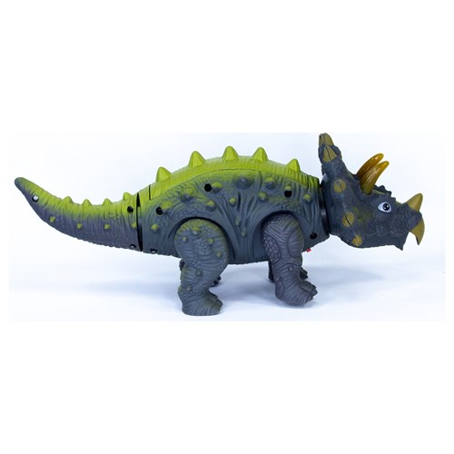 Pasifik Toys Triceratops Müzikli Işıklı Yürüyen Dinazor-Hayvan Figürleri