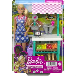 Barbie Çiftçi Pazarı Oyun Seti HCN22-Oyuncak Bebekler
