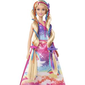 Barbie Dreamtopia Örgü Saçlı Prenses Bebeği GTG00-Oyuncak Bebekler
