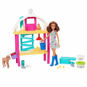 Barbie Eğlenceli Çiftlik Hayatı HGY88-Oyuncak Bebekler