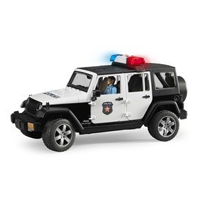 Bruder BR02526 Jeep Wrangler UR Polis Aracı Ve Memur-Maket Araçlar