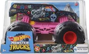 Hot Wheels Monster Trucks Camion De Los Muertos, 1:24 Boyut die cast