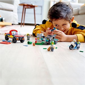 LEGO City İtfaiye Kurtarma Operasyonu ve Polis Takibi 60319-Lego