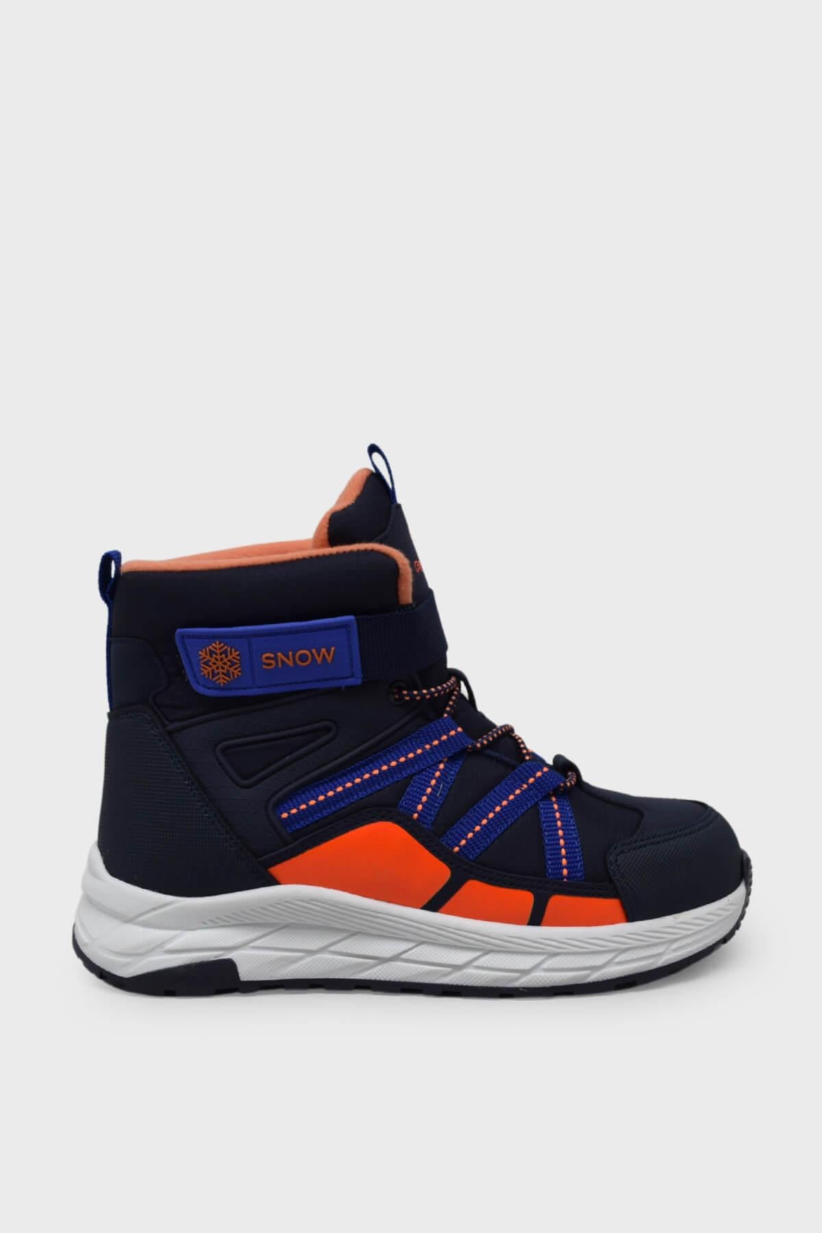 Pepino Unisex Çocuk Spor Bot Siyah Lacivert P-1775