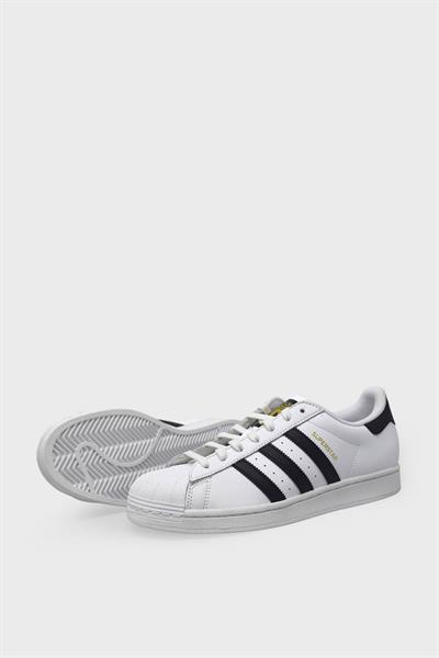 Adidas Erkek Superstar Ayakkabı Beyaz Siyah EG4958