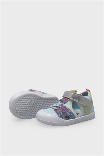 Arzen Kız Çocuk Cırtlı Kafes Sandalet Yeşil ARZ2025-09