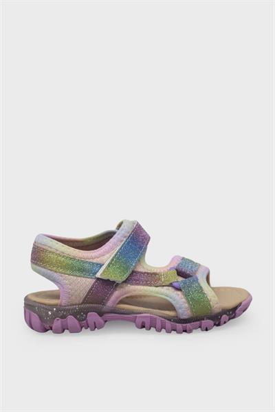 Arzen Kız Çocuk Cırtlı Sandalet Gökkuşağı ARZ2025-06