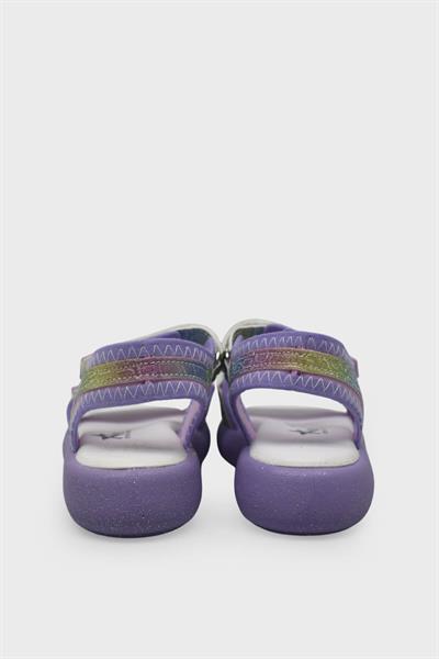 Arzen Kız Çocuk Cırtlı Sandalet Lila ARZ2025-02