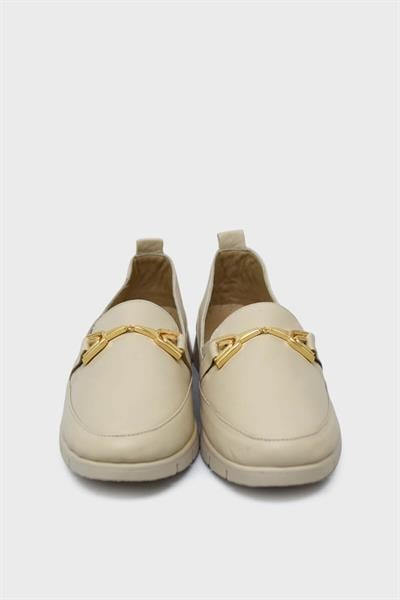 Beety Kadın Casual Deri Ayakkabı Bej AKYN118.2274-5