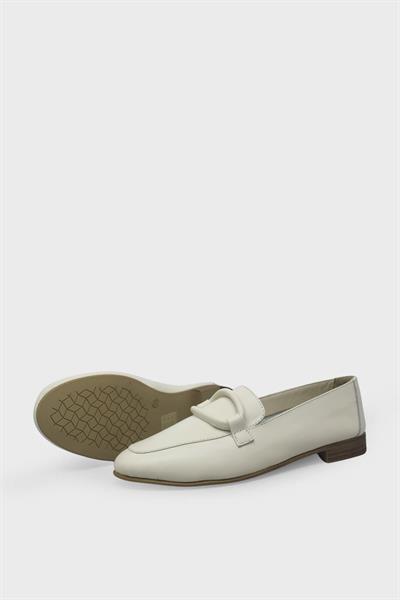 Beety Kadın Casual Deri Ayakkabı Bej AKYN111.01