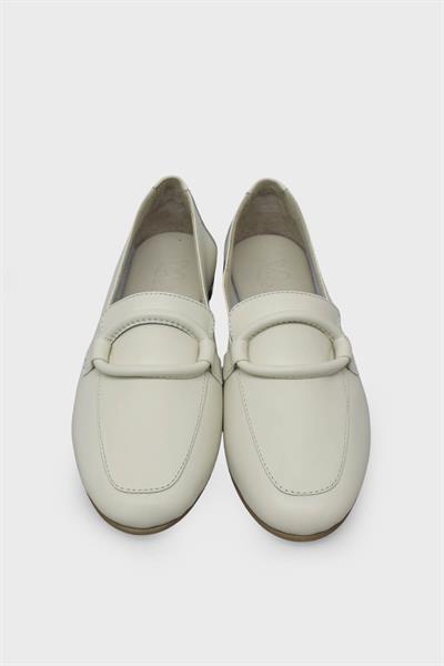 Beety Kadın Casual Deri Ayakkabı Bej AKYN111.01