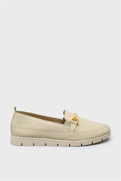 Beety Kadın Casual Deri Ayakkabı Bej AKYN118.2274-5