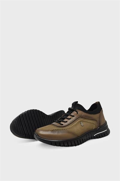 Beety Kadın Casual Deri Ayakkabı Ceviz AKYN176.053