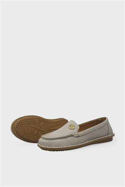 Beety Kadın Casual Deri Ayakkabı Taş AKYN142.E-228