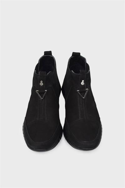 Beety Kadın Casual Deri Bot Siyah Nubuk AKYN176.018