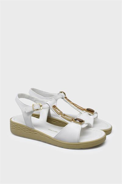 Beety Kadın Casual Sandalet Beyaz AKYN186.209
