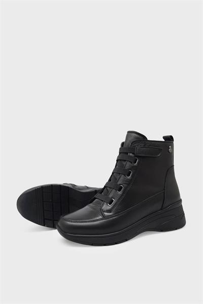 Beety Kadın Comfort Cırtlı Deri Bot Siyah AKYN176.1527