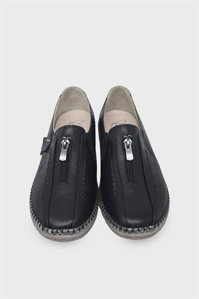 Beety Kadın Comfort Deri Ayakkabı Siyah AKYN203.4138