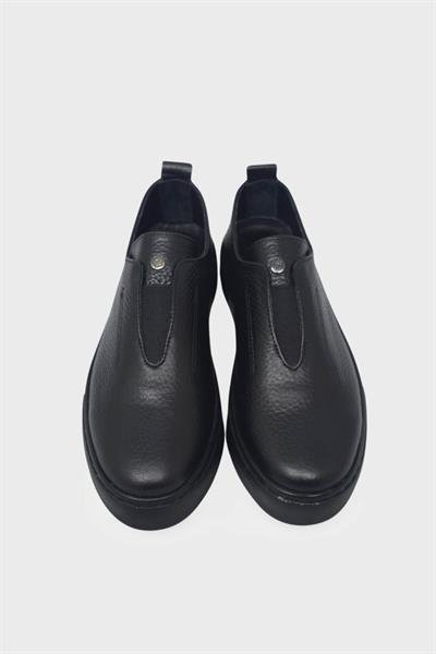 Beety Kadın Comfort Deri Ayakkabı Siyah AKYN221.2233