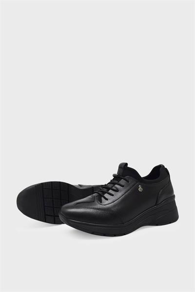 Beety Kadın Comfort Deri Ayakkabı Siyah AKYN176.055