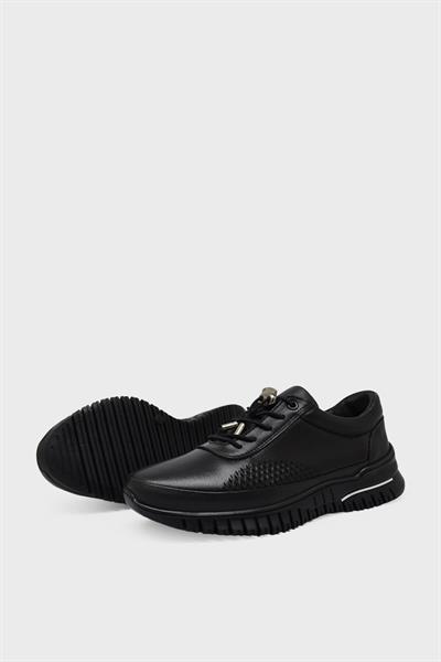 Beety Kadın Comfort Deri Ayakkabı Siyah AKYN176.020