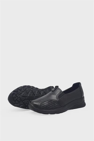 Beety Kadın Comfort Deri Ayakkabı Siyah AKYN144.042-K