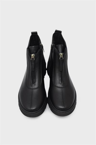 Beety Kadın Comfort Deri Bot Siyah AKYN07.2005