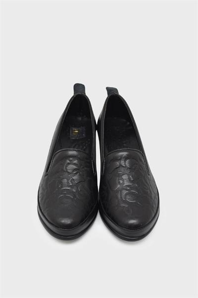 Beety Kadın Comfort Yazlık Deri Ayakkabı Siyah AKYN83.K5