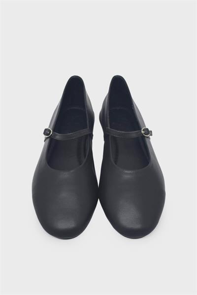 Beety Kadın Deri Babet Siyah AKYN111.002