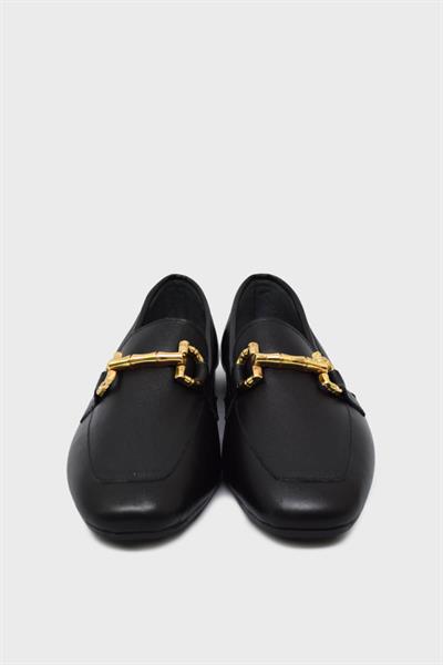 Beety Kadın Deri Babet Siyah AKYN212.47