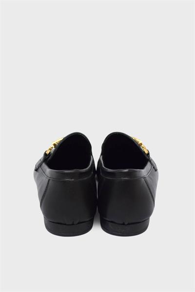 Beety Kadın Deri Babet Siyah AKYN212.47