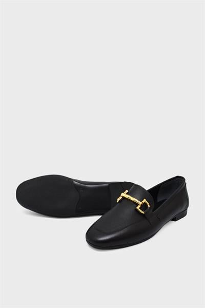 Beety Kadın Deri Babet Siyah AKYN212.47