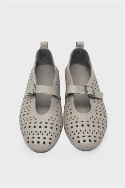 Beety Kadın Deri Babet Vizon AKYN111.003