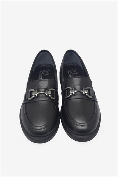 Beety Kadın Deri Loafer Siyah AKYN91.702