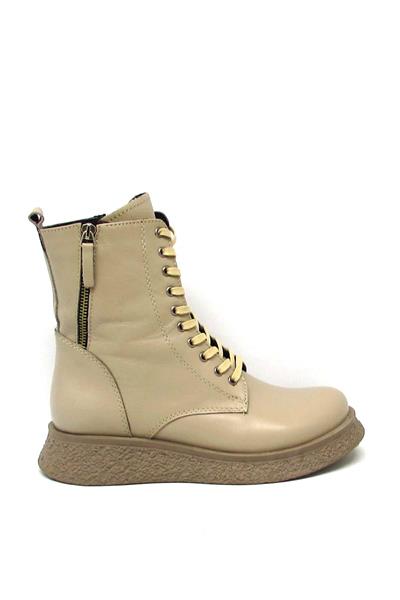 Beety Kadın Deri Postal Bot Vizon AKYN-91.335