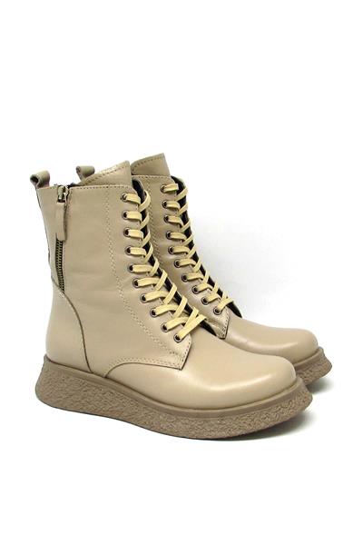 Beety Kadın Deri Postal Bot Vizon AKYN-91.335