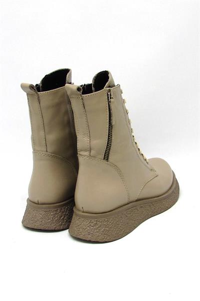 Beety Kadın Deri Postal Bot Vizon AKYN-91.335