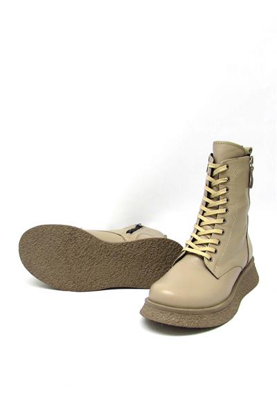 Beety Kadın Deri Postal Bot Vizon AKYN-91.335