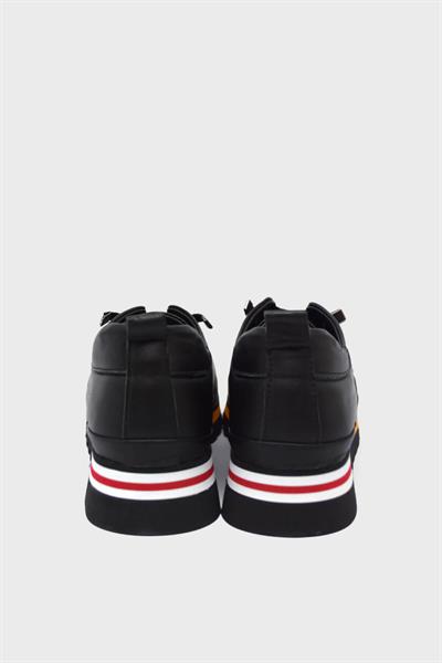 Beety Kadın Deri Sneakers Spor Ayakkabı Siyah AKYN211.090