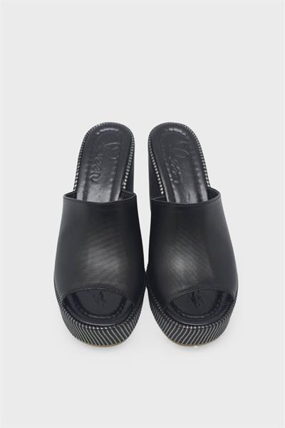 Beety Kadın Dolgu Topuk Terlik Siyah AKYN125.1013