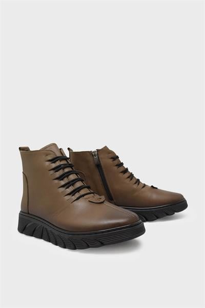 Beety Kadın Günlük Deri Bot Ceviz AKYN07.2010