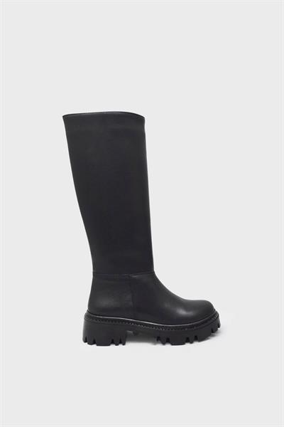 Beety Kadın Günlük Deri Çizme Siyah AKYN120.1417