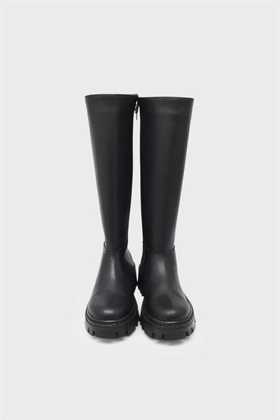 Beety Kadın Günlük Deri Çizme Siyah AKYN120.1417