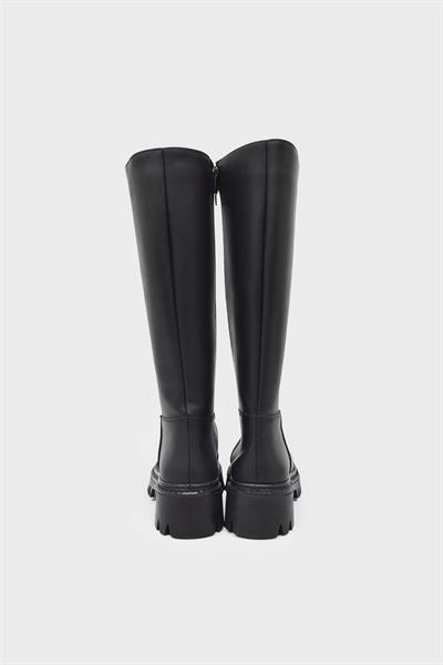 Beety Kadın Günlük Deri Çizme Siyah AKYN120.1417