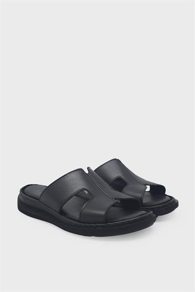 Beety Kadın Günlük Deri Terlik Siyah AKYN230.314