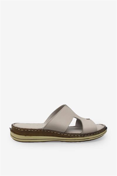 Beety Kadın Günlük Deri Terlik Taş AKYN230.314