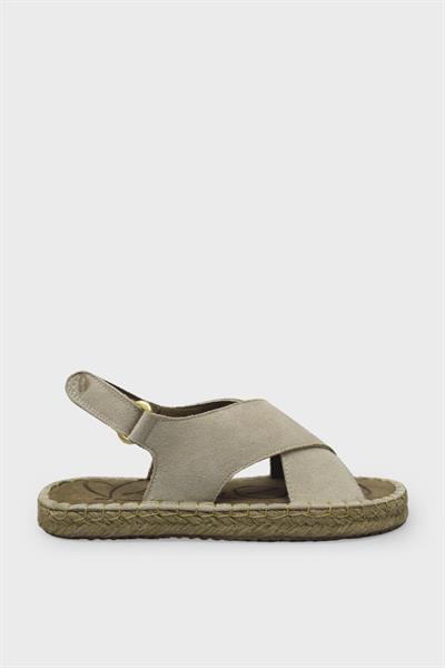 Beety Kadın Günlük Sandaet Bej Süet AKYN149.2302